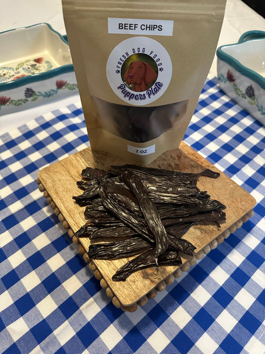 Dehydrated Beef Liver Chips (2 oz)
