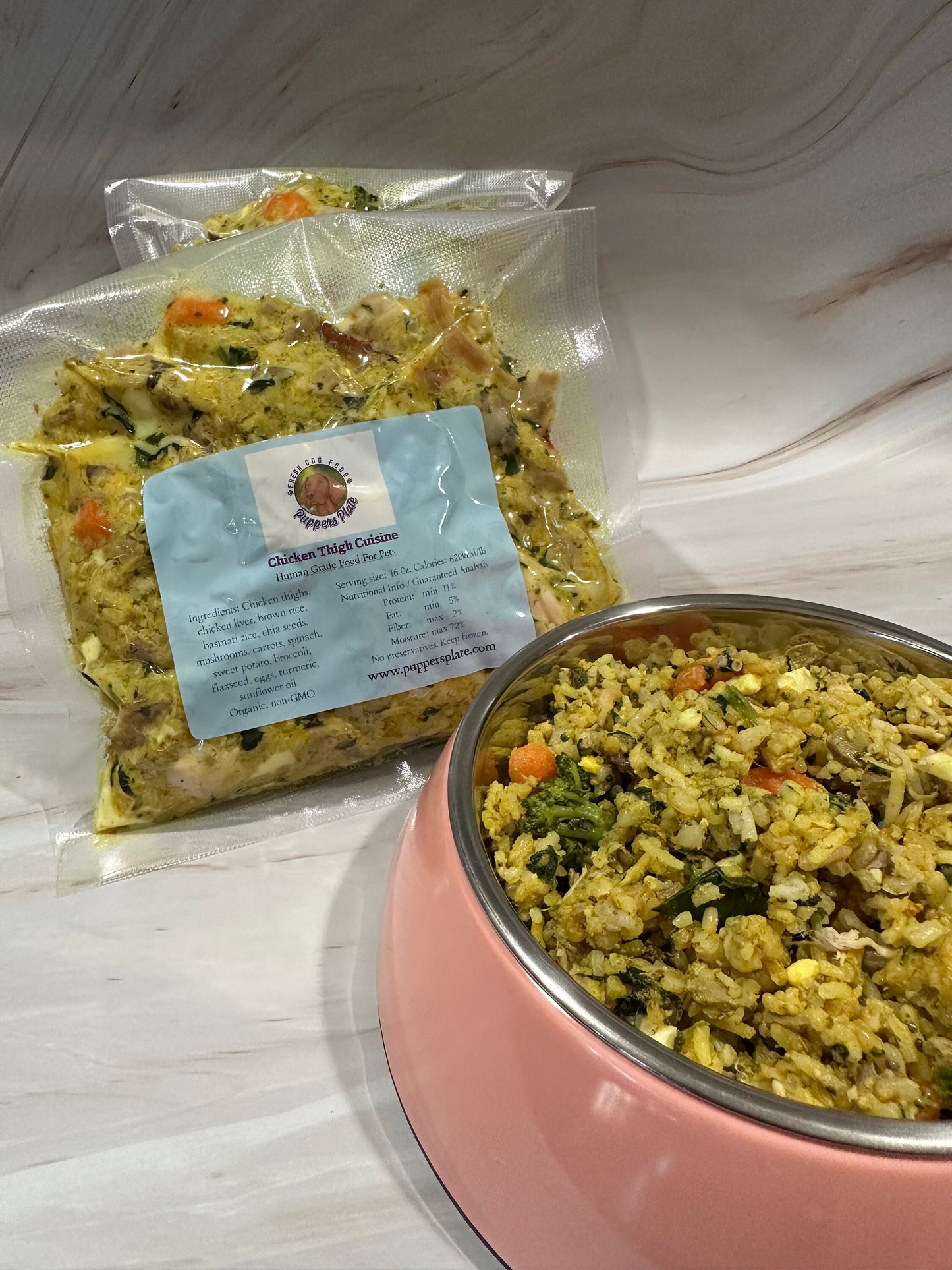 Chicken Thigh Gourmet Dog Food